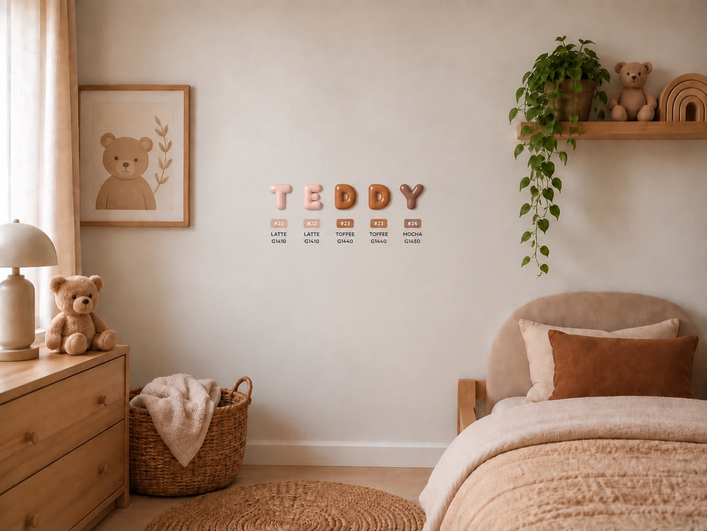 Bubble Letters – Gepersonaliseerde Naamletters