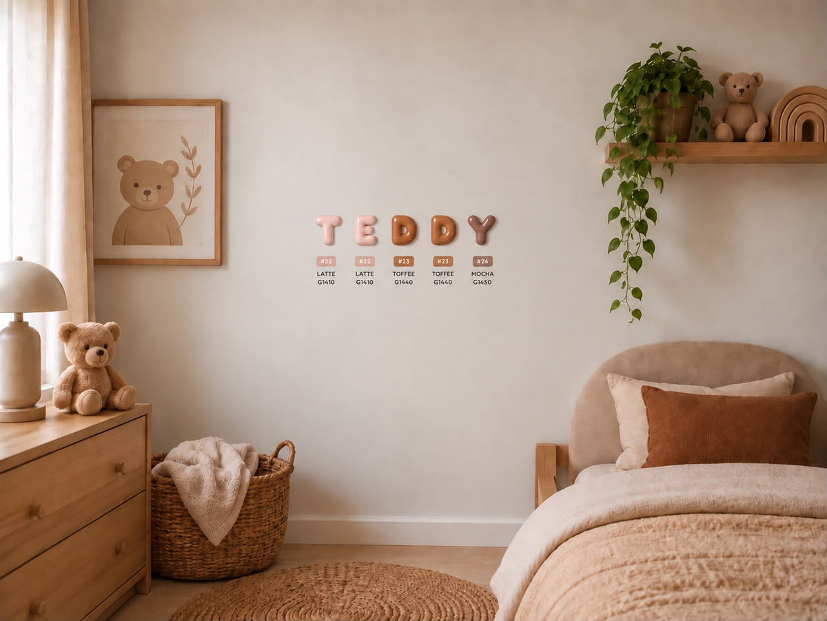 Bubble Letters – Gepersonaliseerde Naamletters