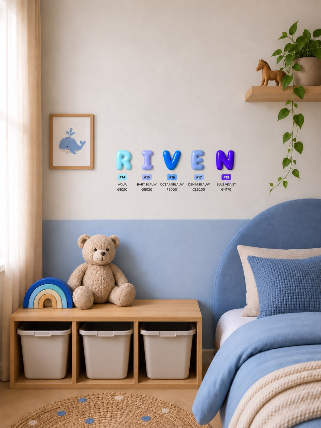 Bubble Letters – Gepersonaliseerde Naamletters